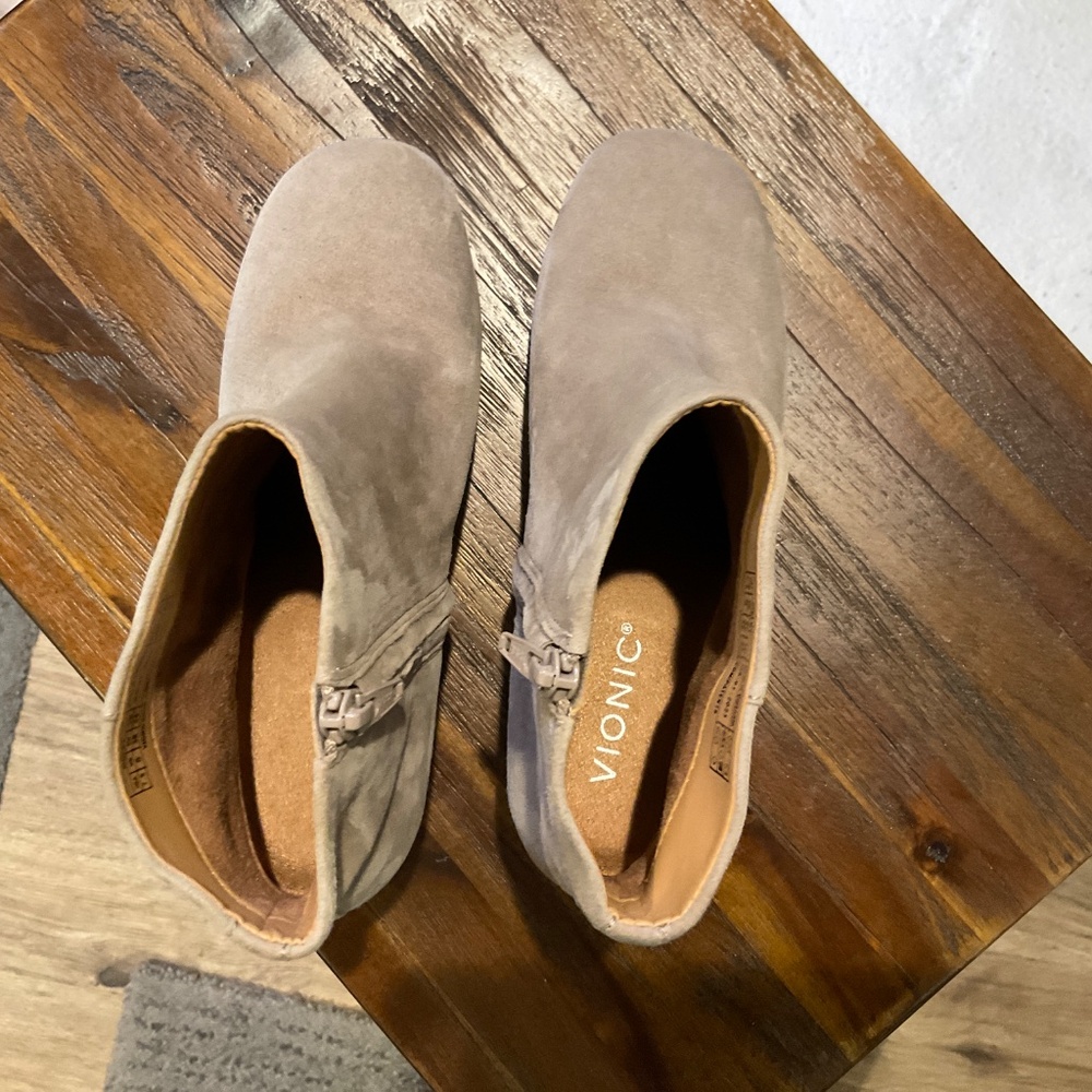 Vionic Tan Ankle Boots - image 9